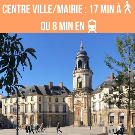 Le Fatsia - Rennes Gare T2 Apartman Kültér fotó